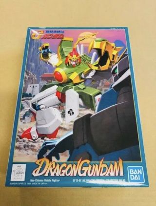 G Gundam Series G - 02 Dragon Gundam 1/144 Bandai (vintage Kit)