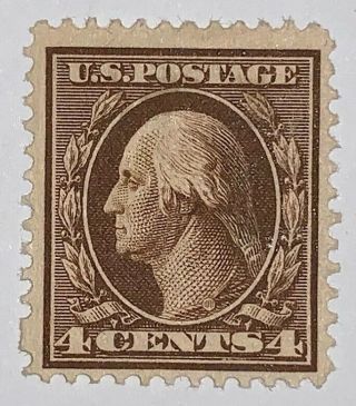 Travelstamps: 1910 - 1911 Us Stamps Scott 377 George Washington 4c Perf 12 Mogh