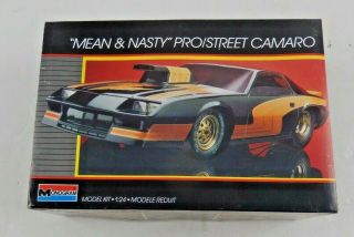 Monogram 1:24 Scale Mean & Nasty Pro Street Camaro Model Please Read
