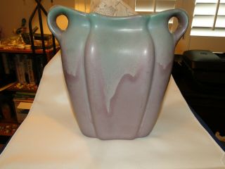 Muncie Pottery Vase 8.  75 " Tall X 8.  5 " Wide X 4 " Depth,  Exc.  Cond.