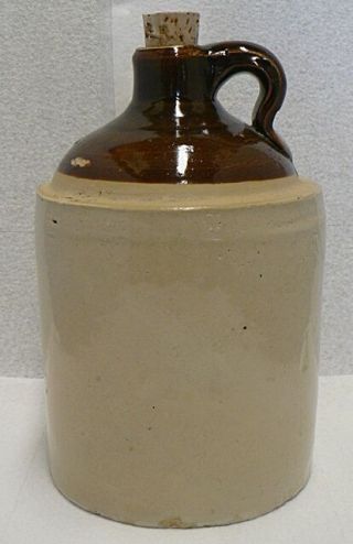 Red Wing Pottery Zinc 1/2 Gallon Jug Brown Top