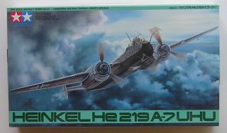 Tamiya 1/48 Heinkel He219a - 7 Uhu Owl –sealed Parts - Complete And Unstarted