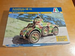 2005 Italeri Model Autoblinda Ab 41 Kit 6442