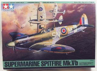 Tamiya 61033 Supermarine Spitfire Mk.  Vb 1/48 Scale Plastic Model Kit