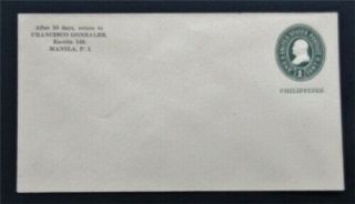 Nystamps Us Philippines Stamped Envelope U2 Mh D24y1020
