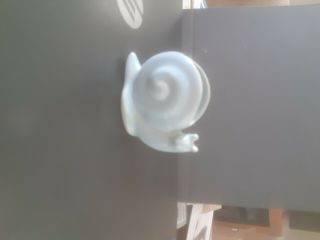 Shawnee Pottery Miniature Snail Htf Blue