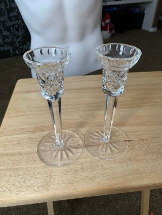 Waterford Crystal Lismore 7 " Candlestick Holders