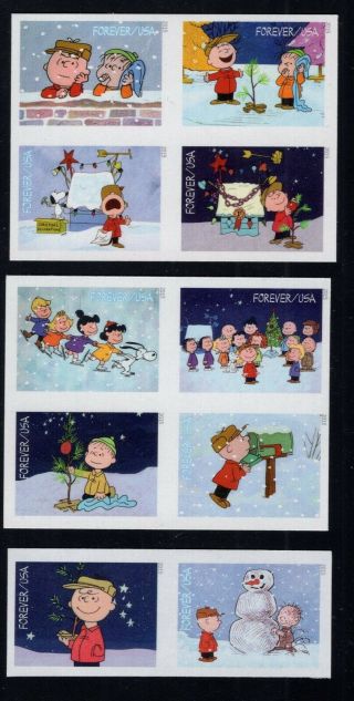 U.  S.  - 5021 - 30c - Charlie Brown - Imperforate - Extra Fine - Never Hinged
