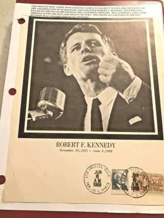 Inauguration - Robert F.  Kennedy Assassination Photo Canceled 6/6/68 Los Angeles