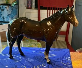 Vintage Beswick Horse - 2186 - Quarter Horse In Brown - Unmarked