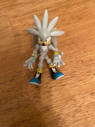 Jazwares Silver Sonic The Hedgehog 3 Inch Action Figure Toy Rare