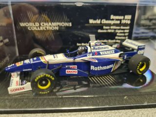 Damon Hill 1/43 Williams Fw18 Rothmans 1996 World Champion Minichamps