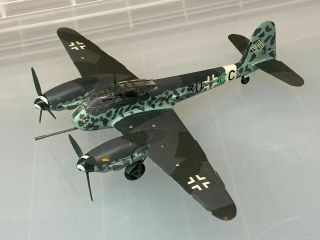 Messerschmitt Me.  410 Hornisse,  1/72,  Built & Finished For Display,  Good.