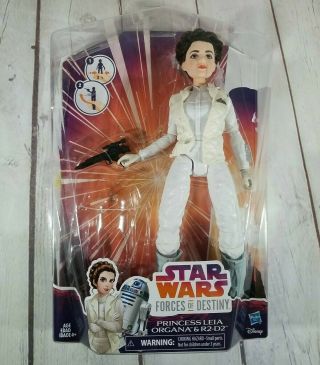 Star Wars Forces Of Destiny Princess Leia 11 " Doll Figure (no R2 - D2) Open Pack