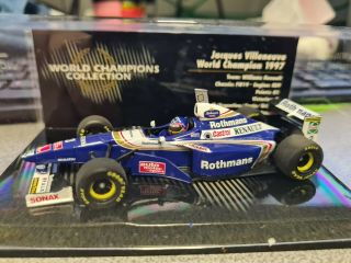 Jacques Villeneuve 1/43 Williams Fw19 Rothmans Livery World Champion Minichamps