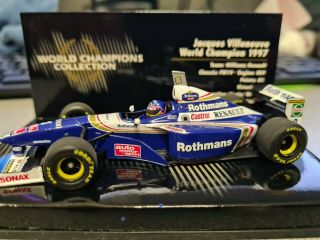 Jacques Villeneuve 1/43 Williams FW19 Rothmans livery World Champion Minichamps 3
