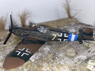 Built German Me - 109 1/48 ?wood’s Type Camouflage Paint Detailed