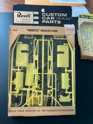 Revell C1131 Mooneyes Dragster Frame Parts Pack.  Custom Car Parts,  Nhra