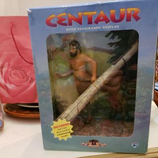 Vintage 1996 Shadowbox Myths & Legends Centaur Figure W/ Panoramic Display