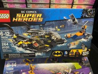 Lego Dc Comics Heroes The Batboat Harbor Pursuit (76034) - -