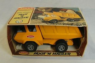 Look Late 1960`s Tonka Mini - Tonka " Hoot`n Hauler " Dump Truck In The Box