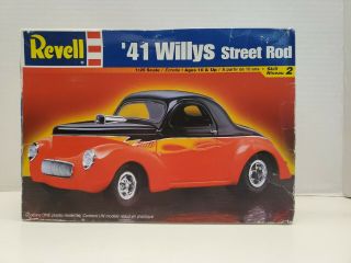 Revell 1941 41 Willys Street Rod Model Car 1:25 Open Box W/some Bags
