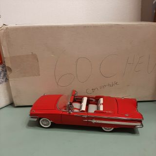 Franklin 1:24 Scale 1960 Chevy Impala Convertible Foam/box