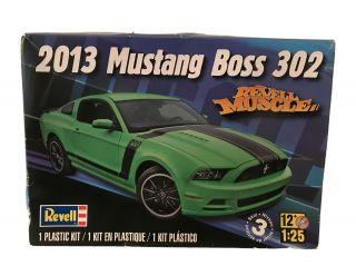 1/25 Revell 2013 Mustang Boss 302 (revell Muscle) 85 - 4187 Oop/htf