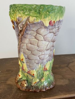 Rarest Royal Winton Pixie Vase Grinwades England Pixieware Elf Merry Christmas. 3