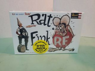 2001 Revell Rat Fink Model Kit Unbuilt Includes A Patch