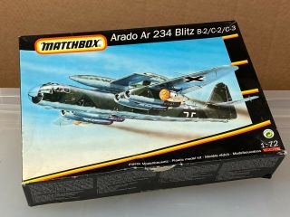 Matchbox 1/72 Arado Ar.  234 Blitz B - 2/c - 2/c - 3 With V - 1 Doodlebug,  Fine Kit.