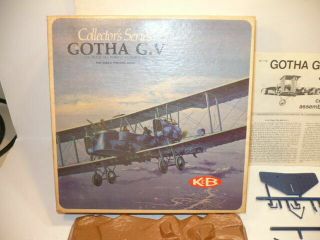 Aurora K&b Gotha G.  V World War I German Bomber Airplane Model Kit 1/48th Scale