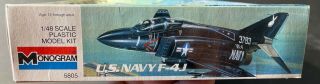 Monogram US Navy F - 4J 1/48 5805 Open Model Kit ‘Sullys Hobbies’ 3