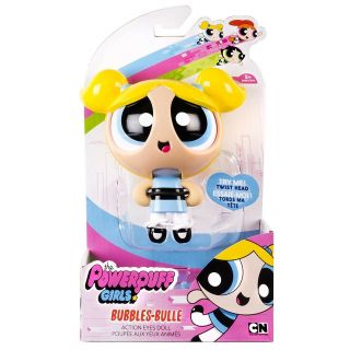 The Powerpuff Girls Bubbles - Bulle 5 " Action Eyes Doll Cartoon Network
