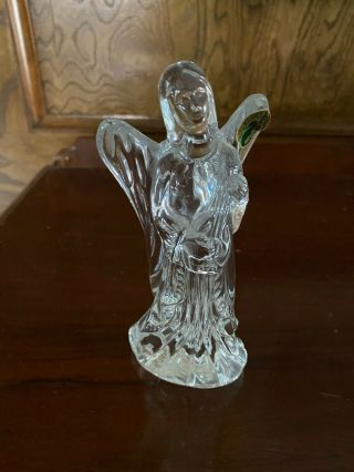 Waterford Crystal The Nativity Collection; Angel With Lute