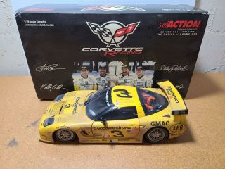 2001 Pilgrim/sr & Jr/ Collins 3 Gmg Corvette C5.  R Raced 1:18 Grand - Am Action
