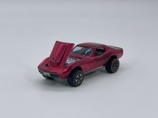 Hot Wheels Redline Custom Corvette Red Usa