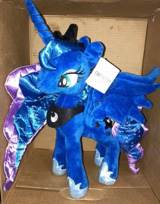 Rare Princess Luna 13 " My Little Pony Oly Factory Plush Toy 2014 - W/tags
