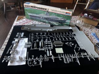 Monogram U.  S.  S.  Independence U.  S.  Navy Attack Aircraft Carrier 1978 Parts