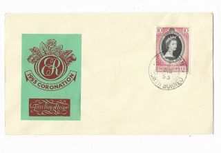 North Borneo 1953 Coronation Fdc With Better Miss Hodson 