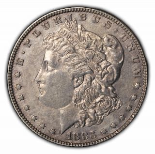 1883 $1 Morgan Silver Dollar - Au/unc Details - Sku - Z2729