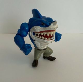 Street Sharks Ripster Vintage Figure Mattel 1994 Blue W/ Grey Pants