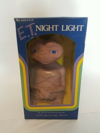 Vintage E.  T Night Light 1982
