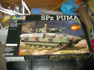 Mib Parts Spz Puma German Tank In 1/35 Scale By Revell From 2012