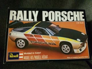 Revell Rally Porsche Plastic Model Car Kit 1:25 Scale 1977 Usa 7205.  A