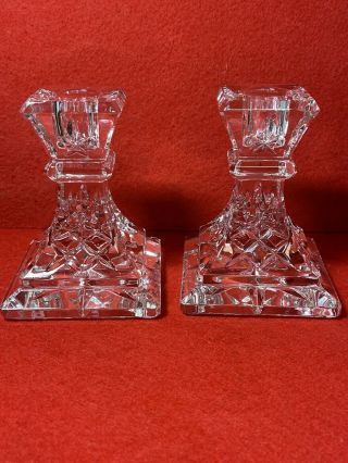 Waterford Crystal Lismore 4inch Candlesticks