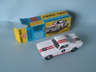 Corgi Toys 325 Ford Mustang Fastback 2,  2 Car 2021 Edition Boxed Gift 98mm Long A