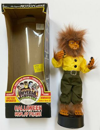 Werewolf Halloween Display Universal Studios Motion - Ettes 18 " Figure Wolfman