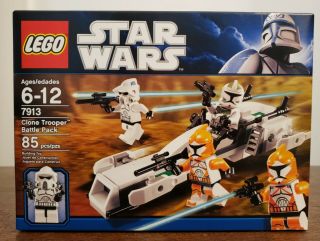Lego Set 7913 Star Wars Clone Trooper Battle Pack - Factory -