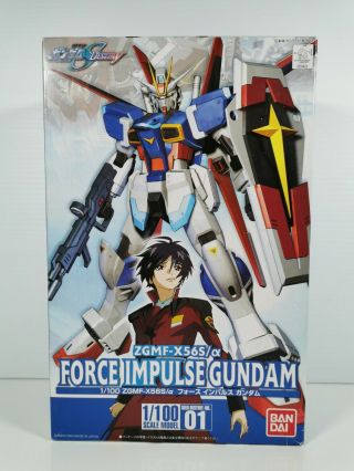 Bandai Force Impulse Gundam 1/100 Model Japan Zgmf - X565 (a3)